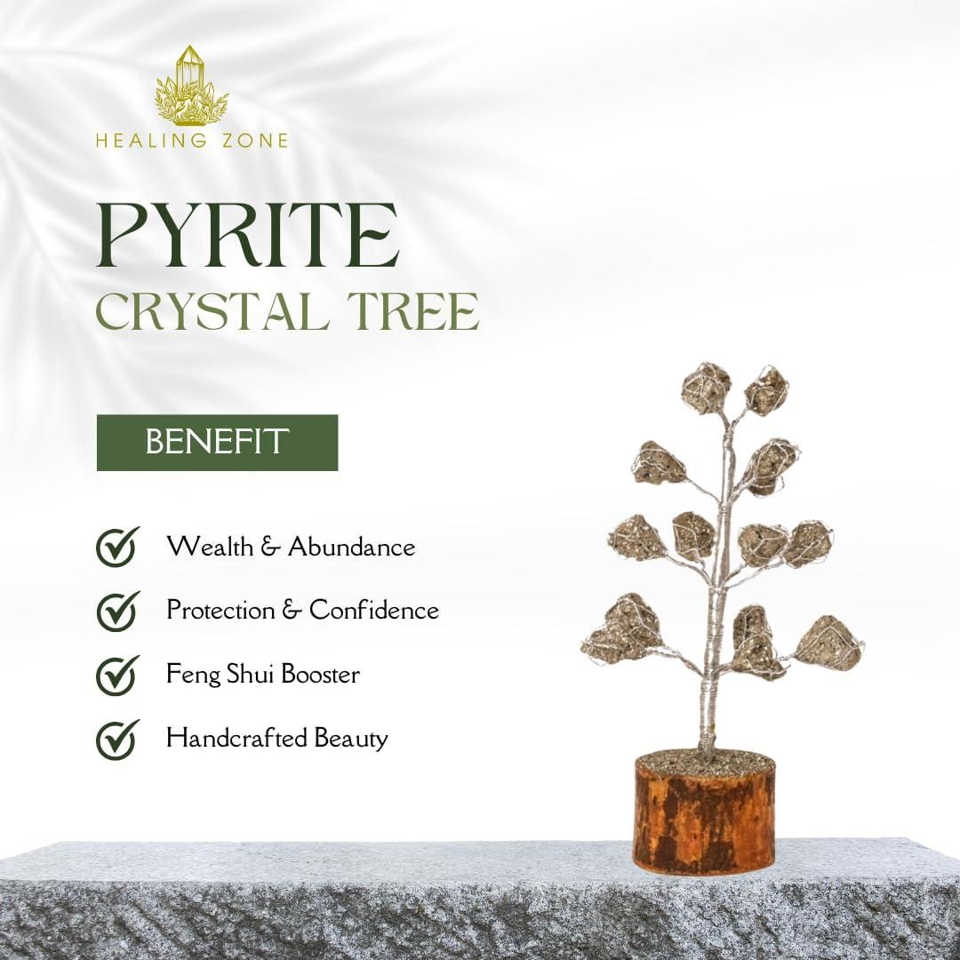 Pyrite Tree Home Decor For Abundance - 15 Beads