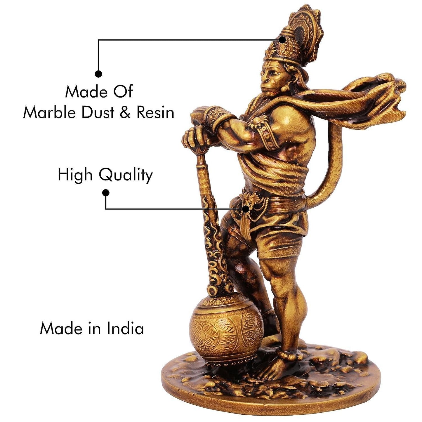 Lord Hanuman Idol - Premium Resin