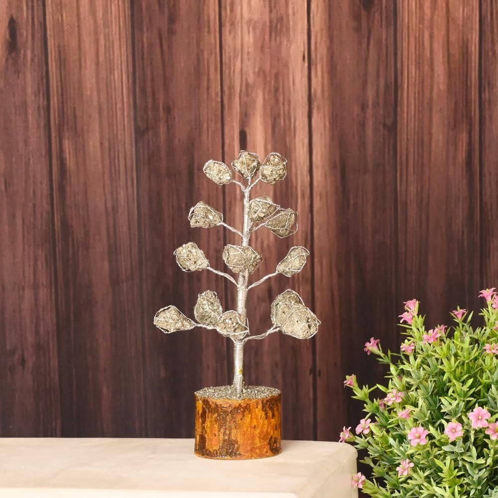 Pyrite Tree Home Decor For Abundance - 15 Beads
