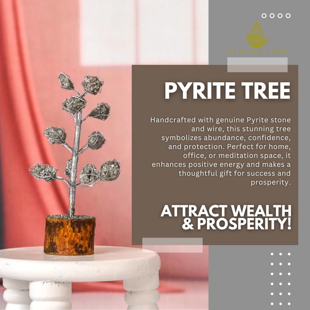 Pyrite Tree Home Decor For Abundance - 15 Beads
