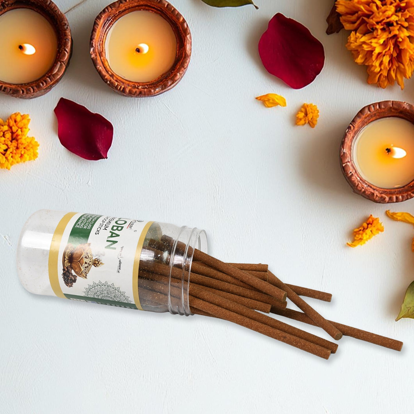 Natural Microfine Loban Dhoop Sticks – Purify, Uplift & Energize
