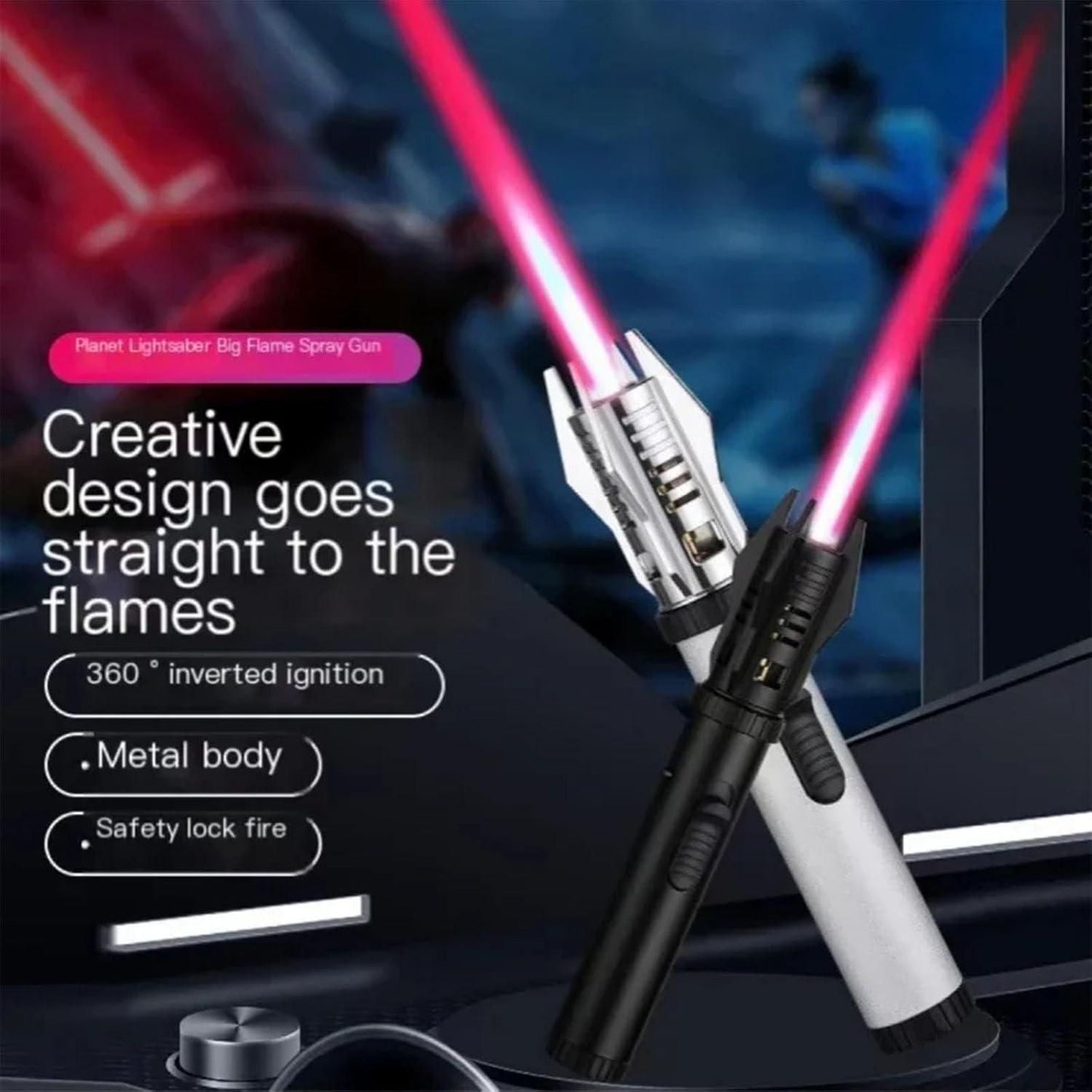Lightsaber Lighter for Fire Rituals and Hawans