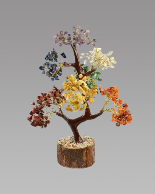 Home Decor Crystal Tree - 7 Chakra Stones