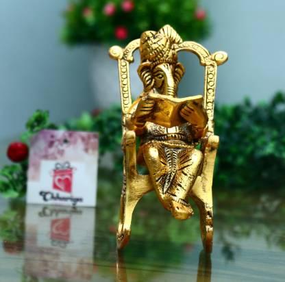 Relaxed Lord Ganesha Statue