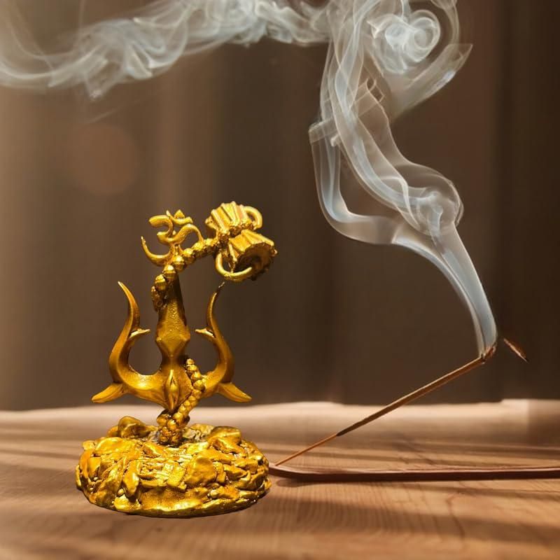 Trishul with Damru Decorative Showpiece