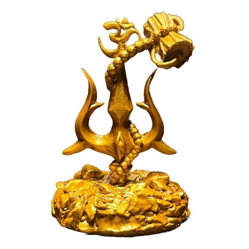 Trishul with Damru Decorative Showpiece