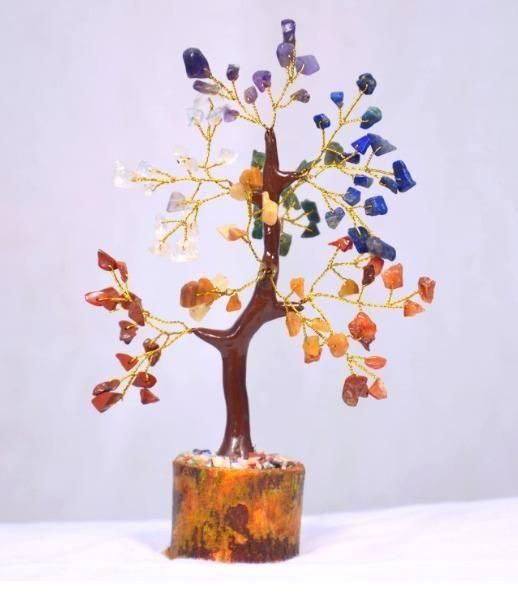 Home Decor Crystal Tree - 7 Chakra Stones