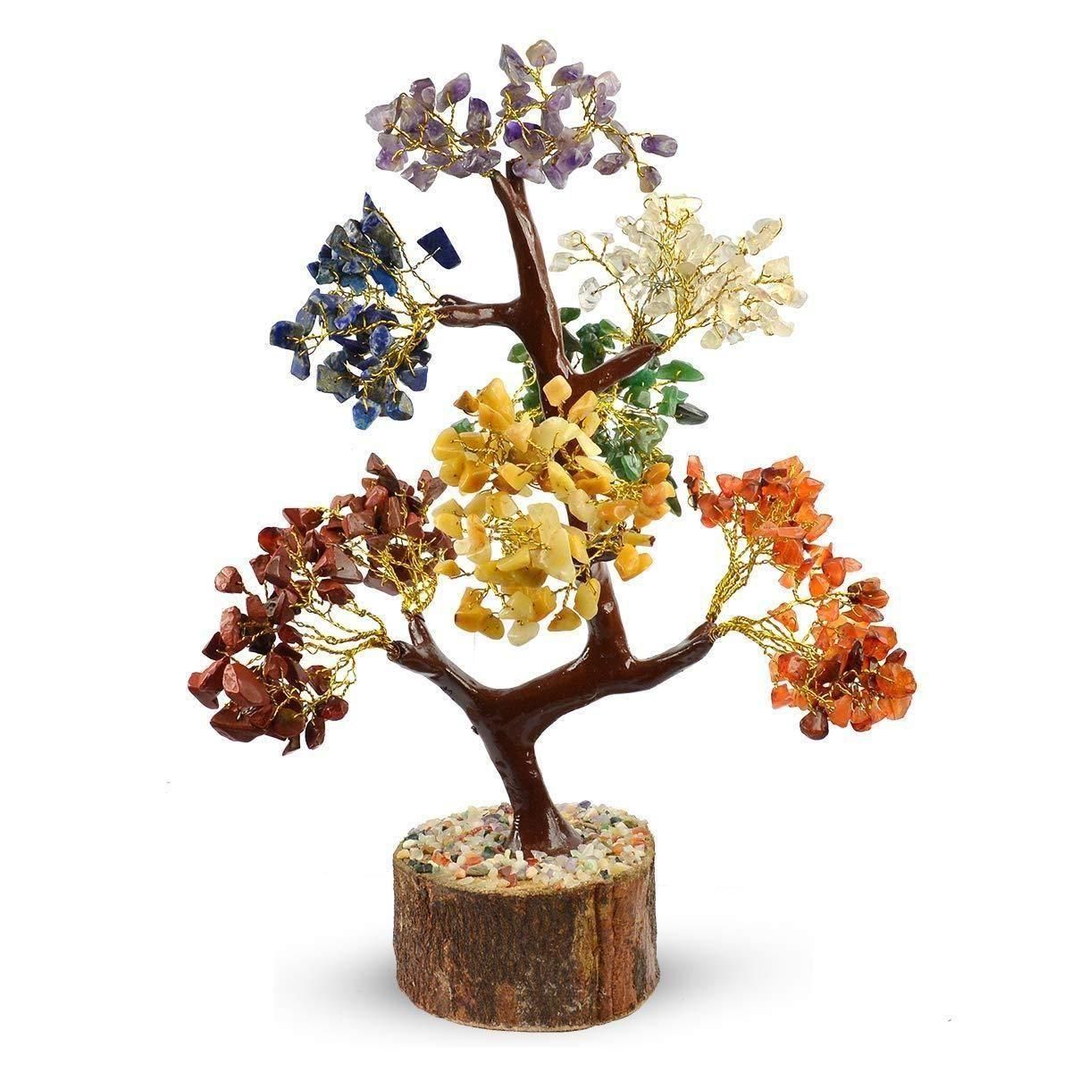 Home Decor Crystal Tree - 7 Chakra Stones