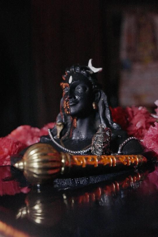 2 Face Pendent of Lord Hanuman and Shankar with Chain