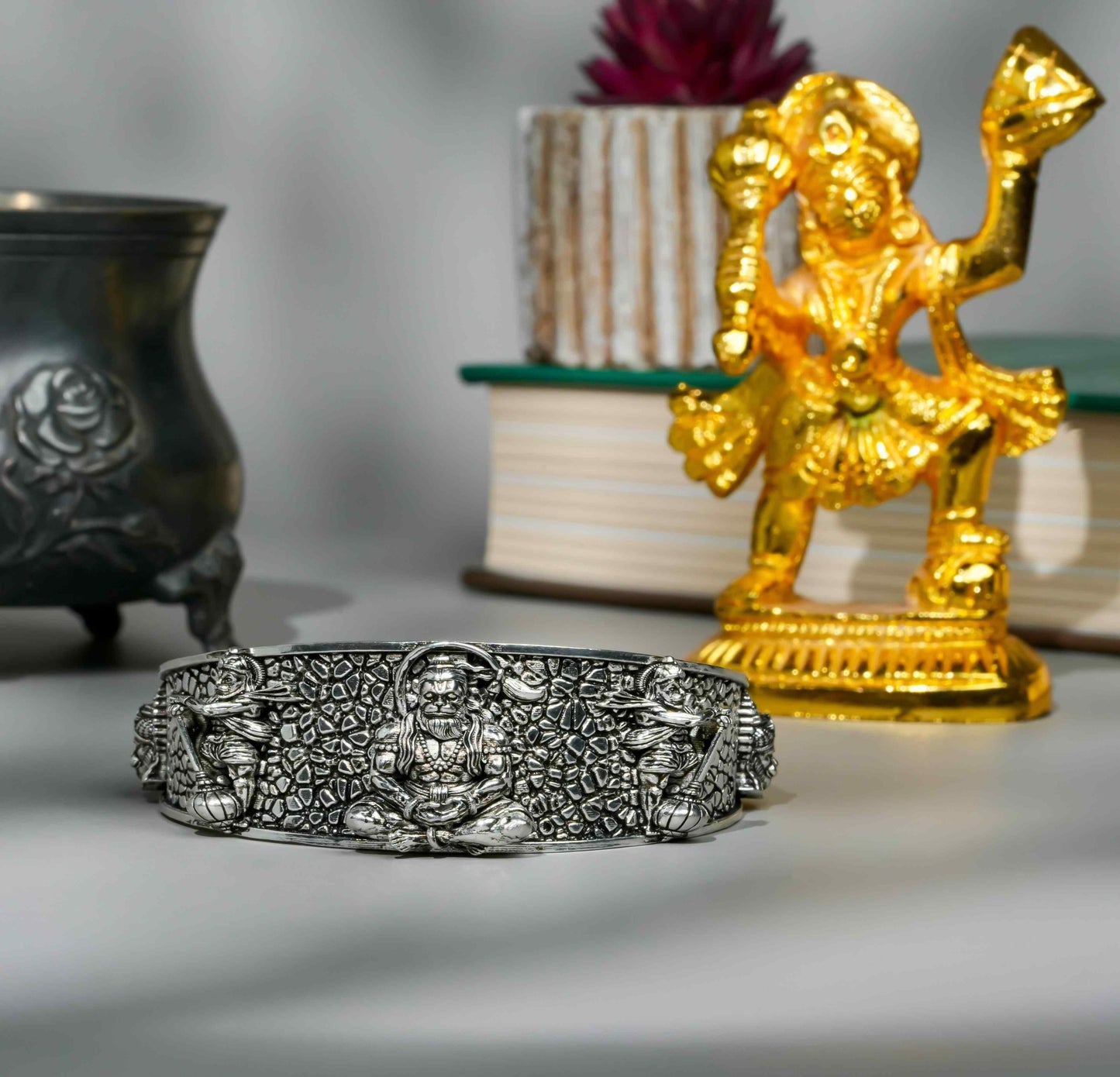 Lord Hanuma Kada Bracelet For Men